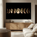 Phases of the Moon Wall Art | Canvas Print for Modern Wall by MyGreatCanvas | Canvas Wall Art Prints | Photo Prints & Wall Decor