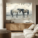 Chines Style Majestic Horses Wall Art | Ready to Hang and