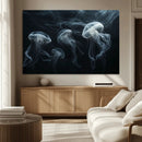 Jellyfish Wall Art Canvas Print, Elegant Wall Decor by MyGreatCanvas | Canvas Wall Art Prints | Photo Prints & Wall Decor