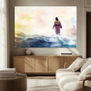 Watercolor Jesus Walking on Water Canvas Print, Christian by MyGreatCanvas | Canvas Wall Art Prints | Photo Prints & Wall Decor
