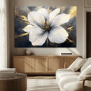 White Flower Wall Art Canvas Print | Ready to Hang |