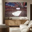 Barton Malow Little Caesars Arena Detroit Wall Art Canvas