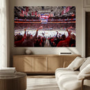 Carolina Hurricanes Ice Hockey Stadium Wall Art, Carolina