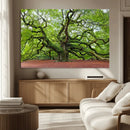 Framed Angel Oak Tree Wall Art - 3-Panel Canvas Prints,