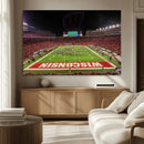 Wisconsin Badgers Football Team Print Canvas- Madison Camp