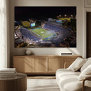 Duke University Blue Devils Football Print Canvas - Durham