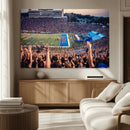 University of Kansas Jayhawks Football Team Art Print - by MyGreatCanvas | Canvas Wall Art Prints | Photo Prints & Wall Decor