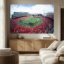 Cincinnati Bearcats Football Team Print - Nippert Stadium Wall Art Canvas Print