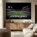 Cincinnati Bearcats Football Team Print - Nippert Stadium by MyGreatCanvas | Canvas Wall Art Prints | Photo Prints & Wall Decor