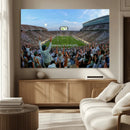 Michigan State Spartans Football Team Art Print - East