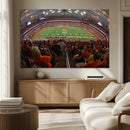 Syracuse University Orange Football Canvas Print, Football