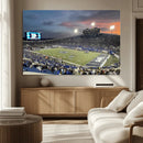 Memphis Tigers Football Team Print - Memphis Simmons Bank