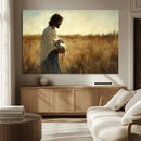 Jesus the Good Shepherd Wall Art Canvas Print -