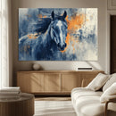 Abstract Blue Horse Wall Art Print Canvas | Horse Wall Art by MyGreatCanvas | Canvas Wall Art Prints | Photo Prints & Wall Decor