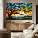 Mosaic Tree Wall Art | Ready to Hang Stained Glass Style
