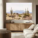 Desert Cactus Canvas Wall Art – Serene Southwestern Arizona by MyGreatCanvas | Canvas Wall Art Prints | Photo Prints & Wall Decor