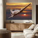Old War Plane Wall Art Canvas Print by MyGreatCanvas | Canvas Wall Art Prints | Photo Prints & Wall Decor