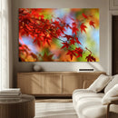 Red Leaves Autumn Forest Wall Art Canvas, Red Leaves Autumn by MyGreatCanvas | Canvas Wall Art Prints | Photo Prints & Wall Decor