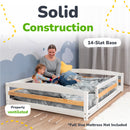 Full-Size Montessori Floor Bed with Strong Slatted Frame by Ocodile.com