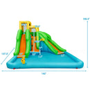 Inflatable Water Park Bounce House with Climbing Wall without Blower by LJGDeals