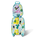 2 Pieces Kid's Luggage Set 12-inch Backpack and 16-inch Rolling Suitcase Travel by LJGDeals