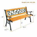 49 1/2 Inch Patio Park Garden Porch Chair Bench by LJGDeals