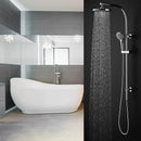 Chrome Brass Rainfall Shower Panel Wall Mounted Combo Set System by LJGDeals