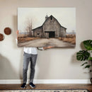 Farmhouse Rustic Barn Wall Art Canvas Print – Framed and