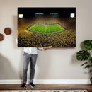 Stadium in Michigan Wall Art Canvas Print, Framed American
