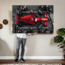 Ferrari Pit Stop Canvas Wall Art – Precision and Speed