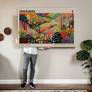Framed Yayoi Kusama 1986 Wall Art Print – Japanese Wall Art