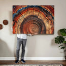 Abstract Tree Ring Art, Colorful Tree Ring Wall Decor, by MyGreatCanvas | Canvas Wall Art Prints | Photo Prints & Wall Decor
