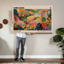 Yayoi Kusama Japanese Art Canvas Print, Abstract Art, Large