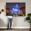 Disney Castle Wall Art Canvas Print – Magical Fairytale