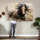 Abstract Horse Wall Art Canvas Print – Large Western
