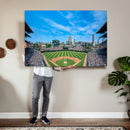 Wrigley Field Chicago Cubs Panoramic Art Multi-Piece Canvas