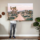 Joshua Tree Park Wall Art Canvas Print – Framed Desert Road by MyGreatCanvas | Canvas Wall Art Prints | Photo Prints & Wall Decor