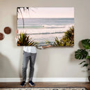 Ocean Surfer Wall Art Canvas Print – Framed Coastal Surf Art by MyGreatCanvas | Canvas Wall Art Prints | Photo Prints & Wall Decor