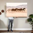 Wild Horse Wall Art Canvas Print – Framed Rustic Western Art by MyGreatCanvas | Canvas Wall Art Prints | Photo Prints & Wall Decor