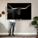 Longhorn Cattle Wall Art Canvas Print – Framed Texas Ranch by MyGreatCanvas | Canvas Wall Art Prints | Photo Prints & Wall Decor