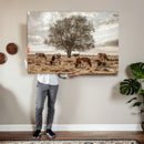 Texas Longhorn Cattle Wall Art, Rustic Western Ranch Canvas by MyGreatCanvas | Canvas Wall Art Prints | Photo Prints & Wall Decor