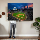 Target Field Wall Art Canvas Print – Baseball Stadium Scene,