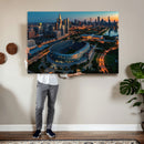Chicago Bears Soldiers Field Wall Art Canvas Print – Framed
