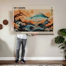 Yayoi Kusama Inspired Japanese Landscape Wall Art Canvas by MyGreatCanvas | Canvas Wall Art Prints | Photo Prints & Wall Decor