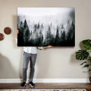 Foggy Forest Wall Art Canvas Print – Mountain Woodland by MyGreatCanvas | Canvas Wall Art Prints | Photo Prints & Wall Decor