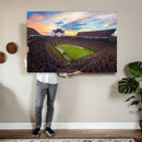 Jordan-Hare Stadium Wall Art Canvas Print, Football Stadium