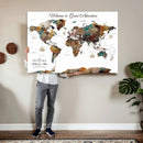 Customizable Framed World Map Canvas Print – Personalized by MyGreatCanvas | Canvas Wall Art Prints | Photo Prints & Wall Decor