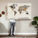 World Map Wall Art Print by MyGreatCanvas | Canvas Wall Art Prints | Photo Prints & Wall Decor