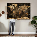 World Map Canvas Print, Modern Decorative Framed Map Artwork by MyGreatCanvas | Canvas Wall Art Prints | Photo Prints & Wall Decor