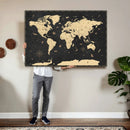 World Map Canvas Print – Detailed Map of the World Wall Art by MyGreatCanvas | Canvas Wall Art Prints | Photo Prints & Wall Decor